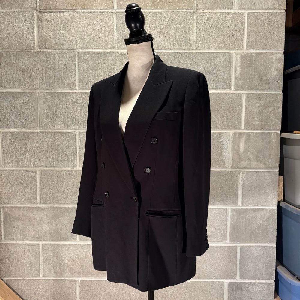 Anne Klein double breasted blazer. - Picture 5 of 10
